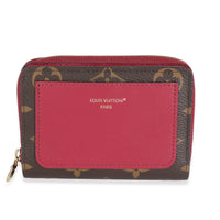 Fuchsia Monogram Canvas Lou Wallet