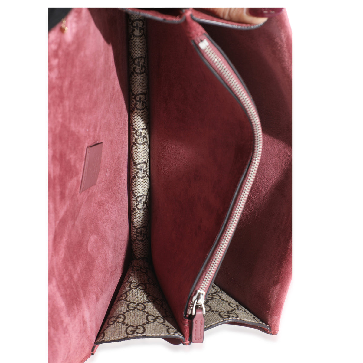 Beige Multicolor Dry Rose GG Supreme Canvas Blooms Medium Dionysus Bag