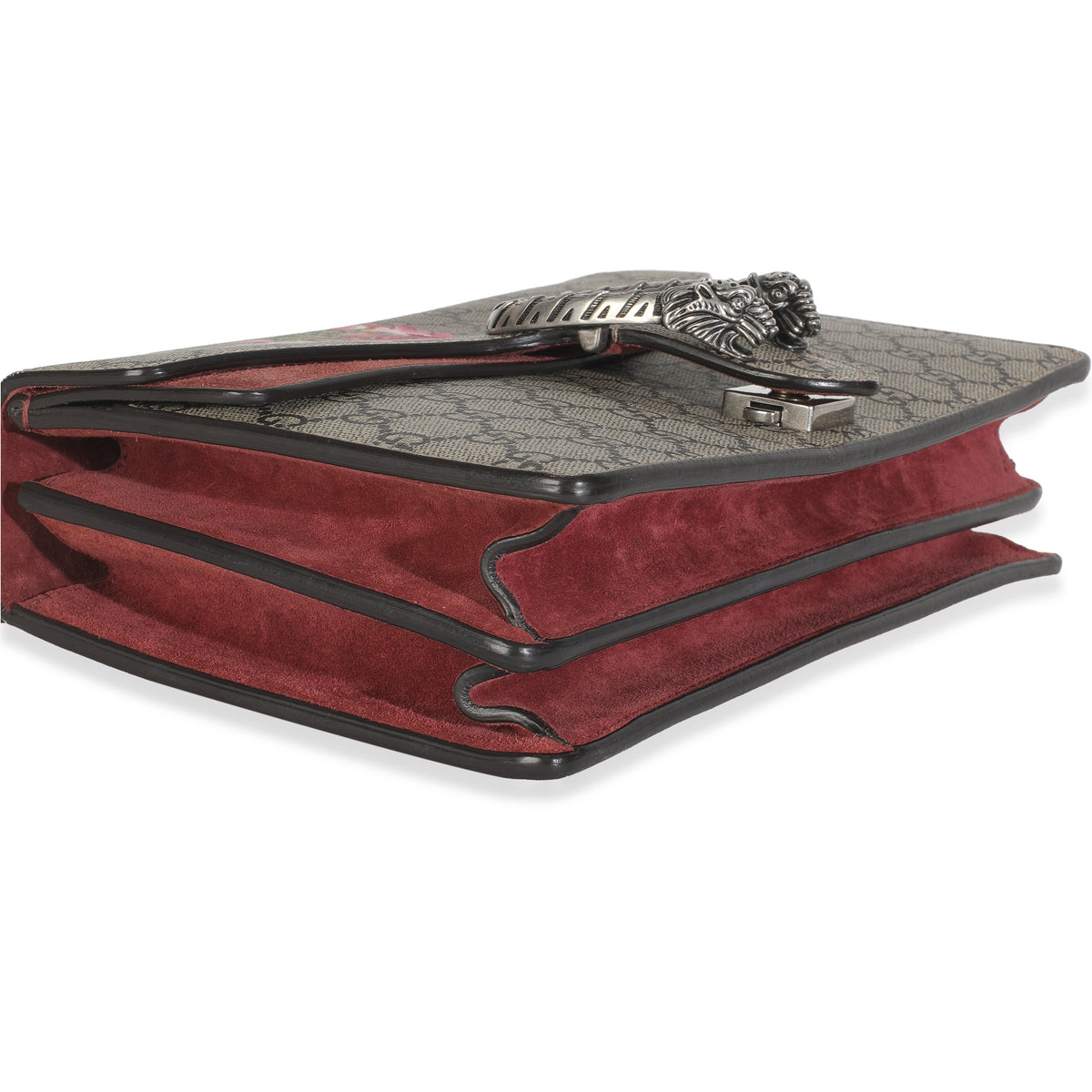 Beige Multicolor Dry Rose GG Supreme Canvas Blooms Medium Dionysus Bag