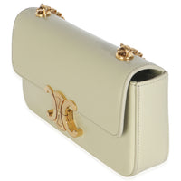 Almond Green Shiny Calfskin Triomphe Chain Shoulder Bag