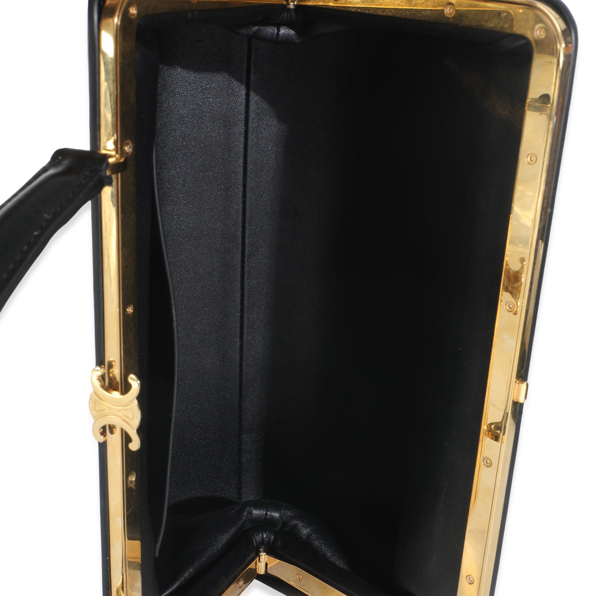 Black Natural Satinated Calfskin Medium Antoinette Bag