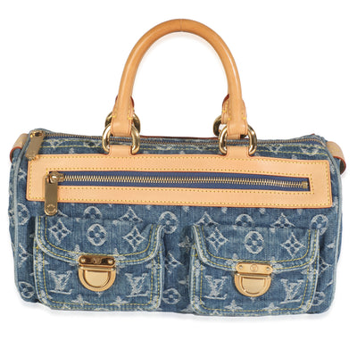 Blue Monogram Denim Neo Speedy