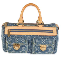 Blue Monogram Denim Neo Speedy