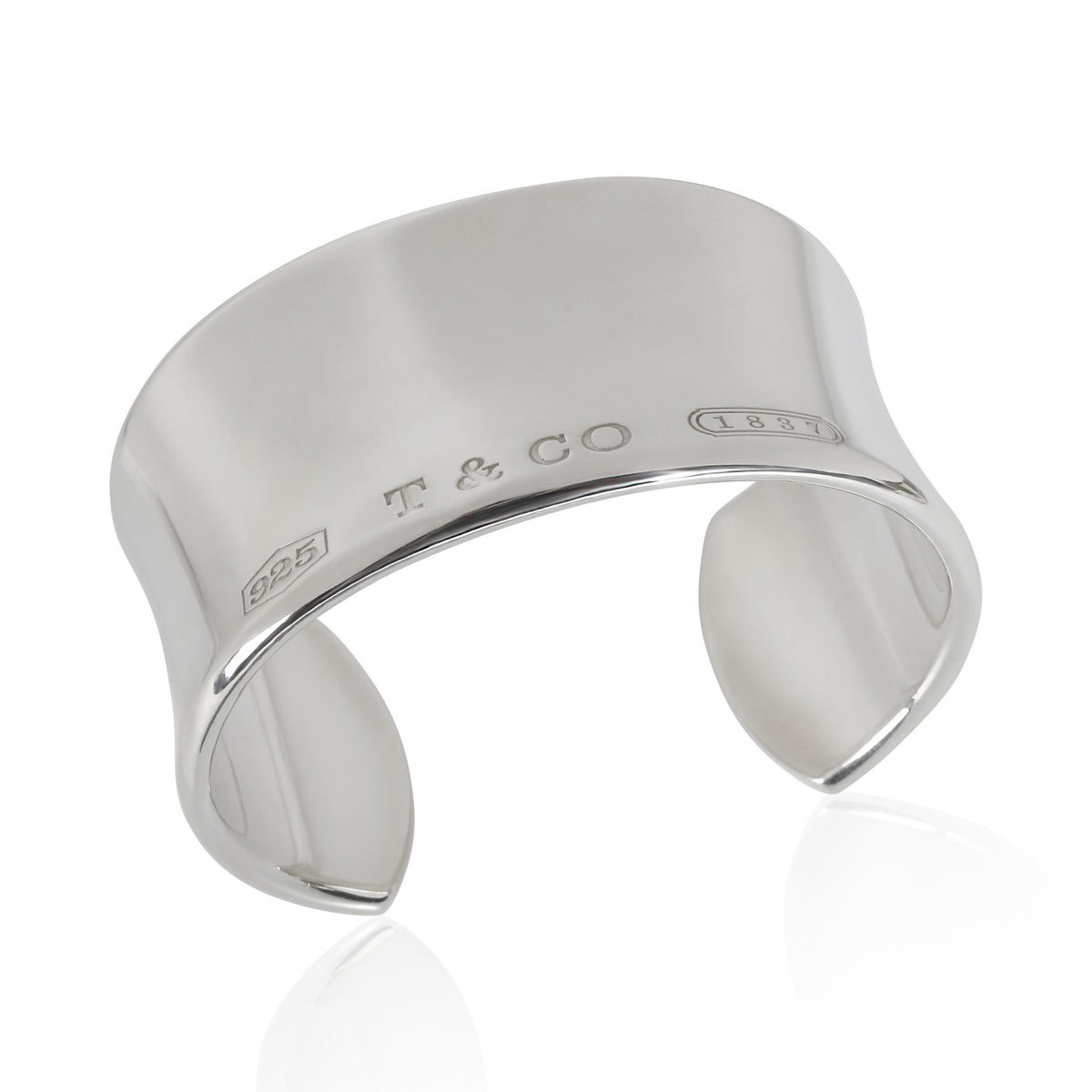 Sterling Silver 1837 Wide Cuff Bracelet