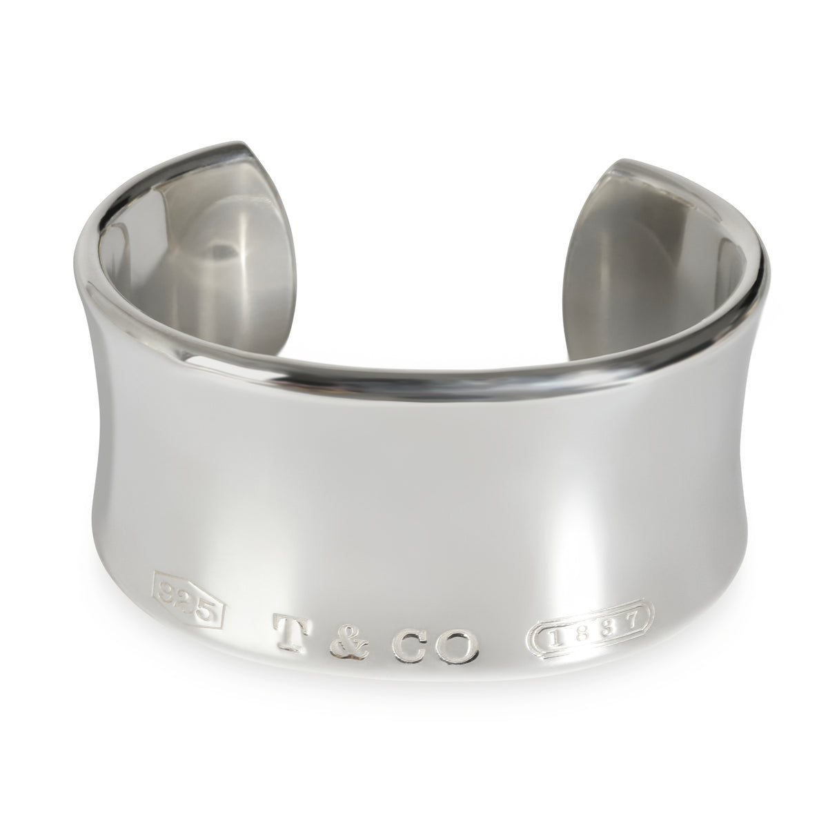 Sterling Silver 1837 Wide Cuff Bracelet