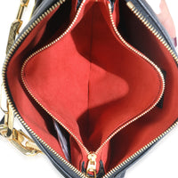 Black Puffy Monogram Lambskin Coussin BB