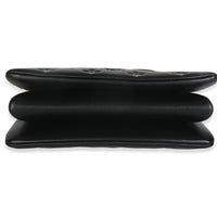 Black Puffy Monogram Lambskin Coussin BB