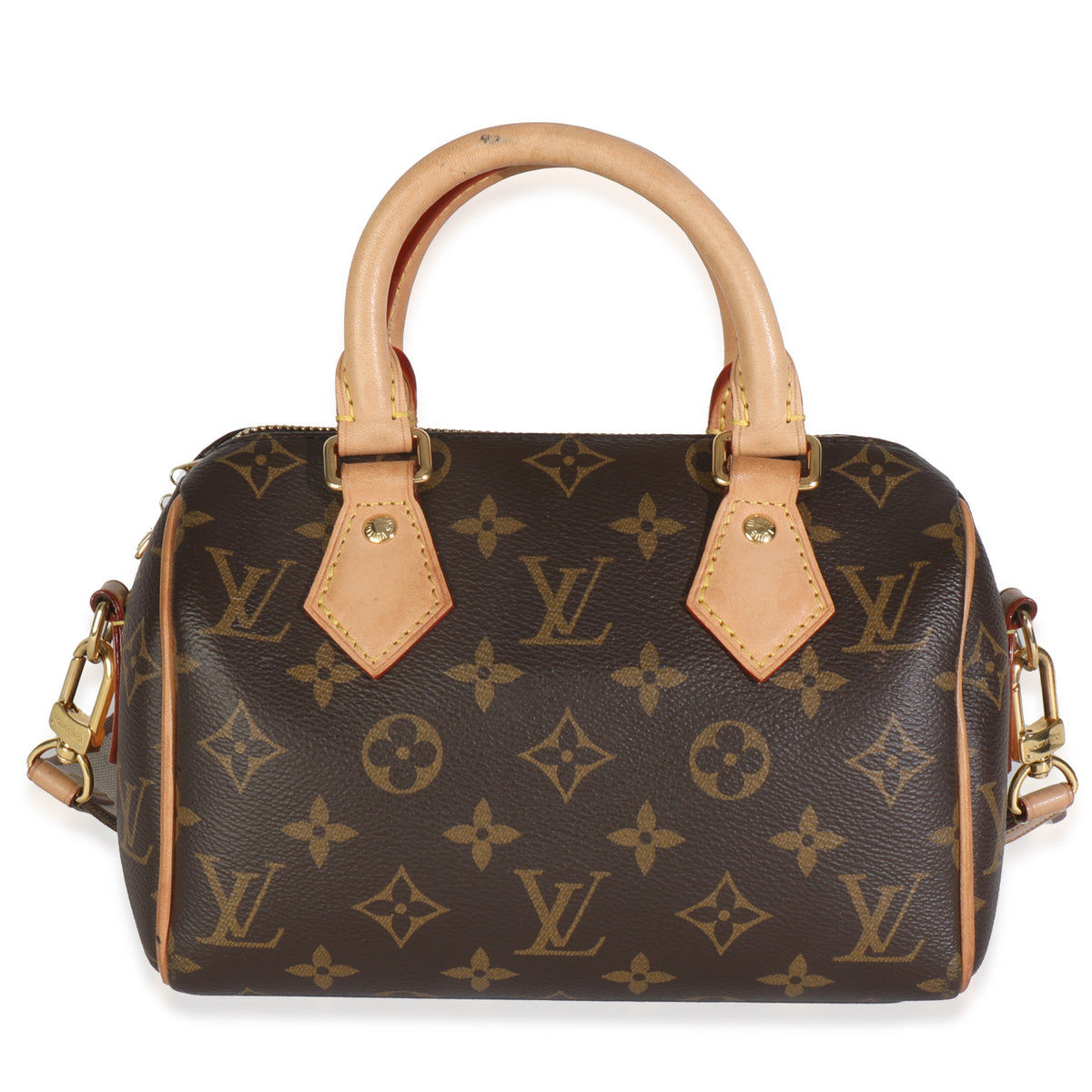 Beige Monogram Canvas Speedy Bandouliere 20