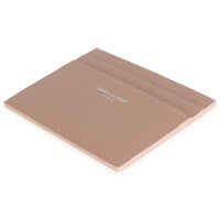 Saint Laurent Dark Pink Grain De Poudre Credit Card Case Wallet clasp