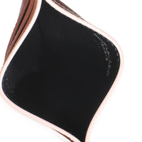 Dark Pink Grain De Poudre Credit Card Case