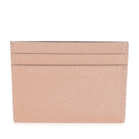 Dark Pink Grain De Poudre Credit Card Case