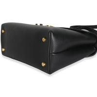 Black Supple Calfskin Medium Nino Bag
