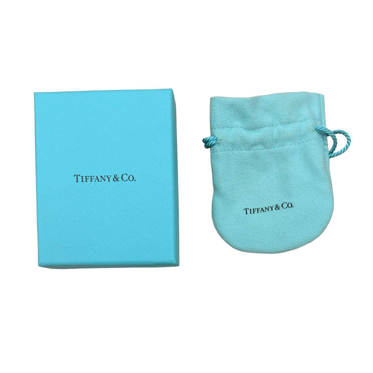 Sterling Silver  Tiffany T Hoop Earrings