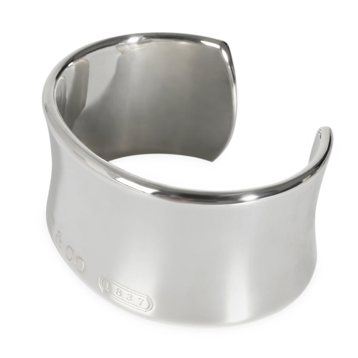 Sterling Silver  1837 Wide Cuff Bracelet