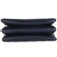 Navy Monogram Embossed Lambskin Coussin PM