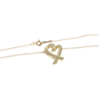 Yellow Gold  Vintage Paloma Picasso Loving Heart Pendant