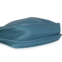Hermès Bleu Jean Clemence Evelyne III PM PHW Handbag box