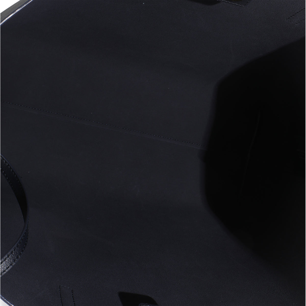 Deep Marine Calfskin Large Shopping Tote