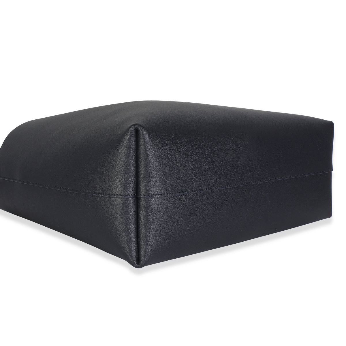 Deep Marine Calfskin Large Shopping Tote