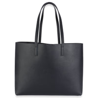 Deep Marine Calfskin Large Shopping Tote