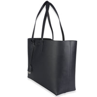 Deep Marine Calfskin Large Shopping Tote