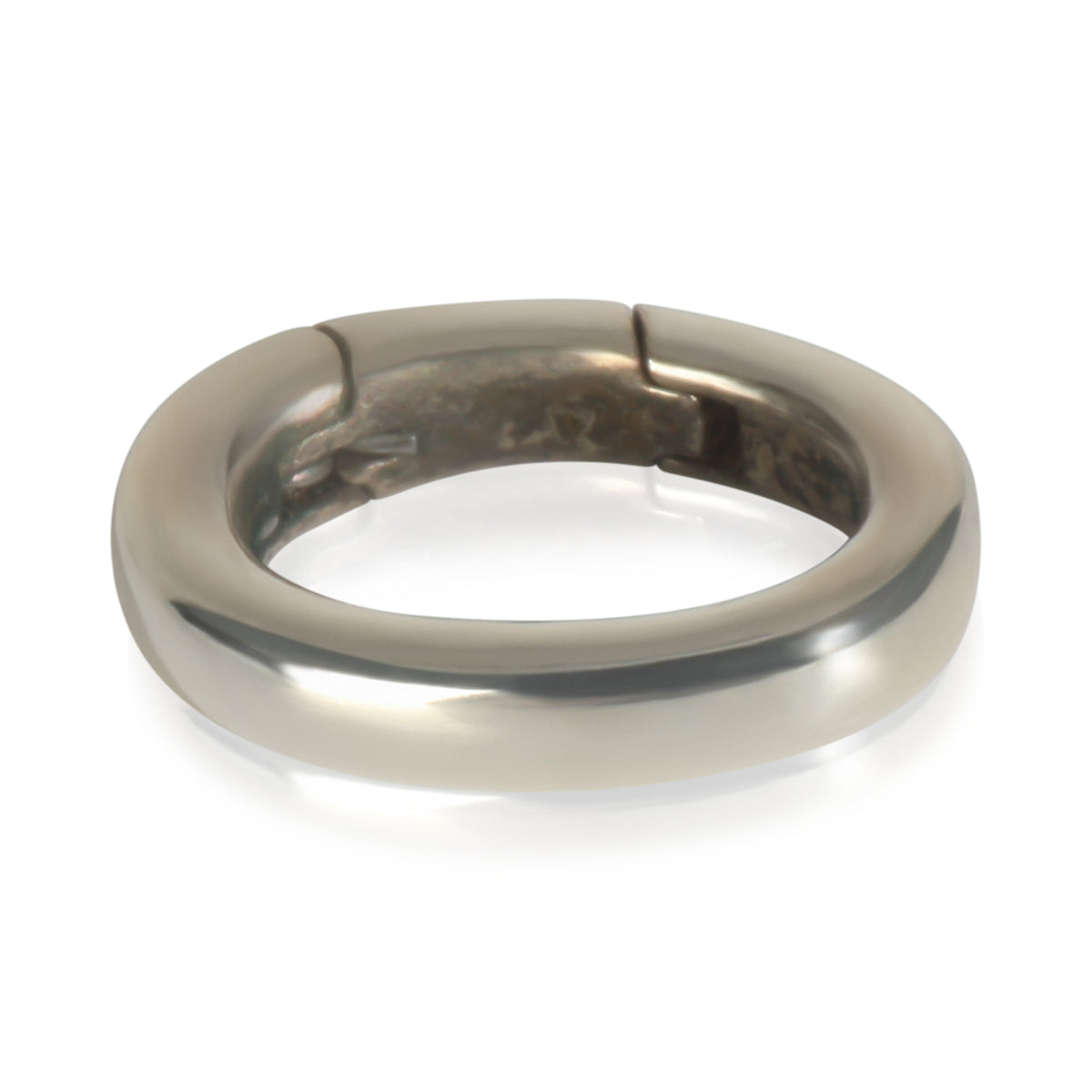 Sterling Silver  Clasping Charm Ring