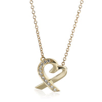 Yellow Gold Diamond Paloma Picasso Loving Heart Pendant