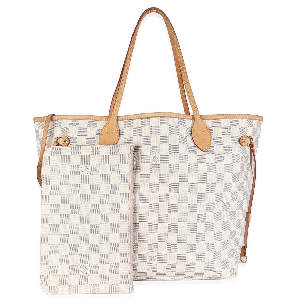 Louis Vuitton Damier Azur Canvas Neverfull MM Handbag id