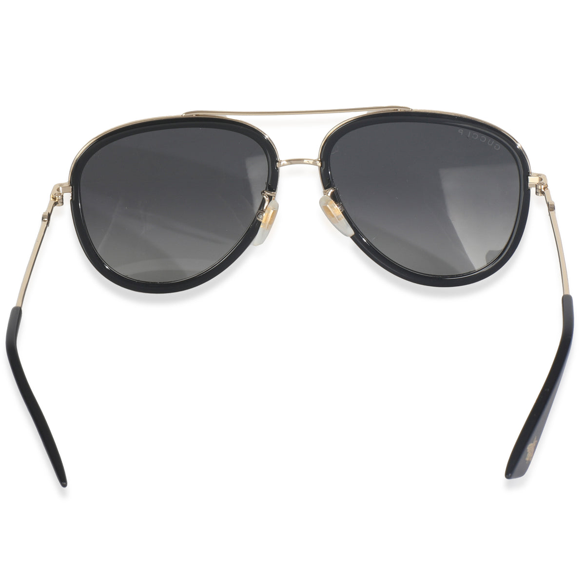 Black Gold Metal Bee Aviator Sunglasses