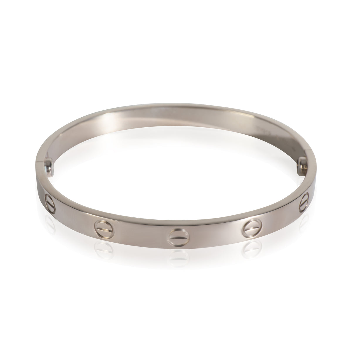 Cartier White Gold  Love Bracelet pv