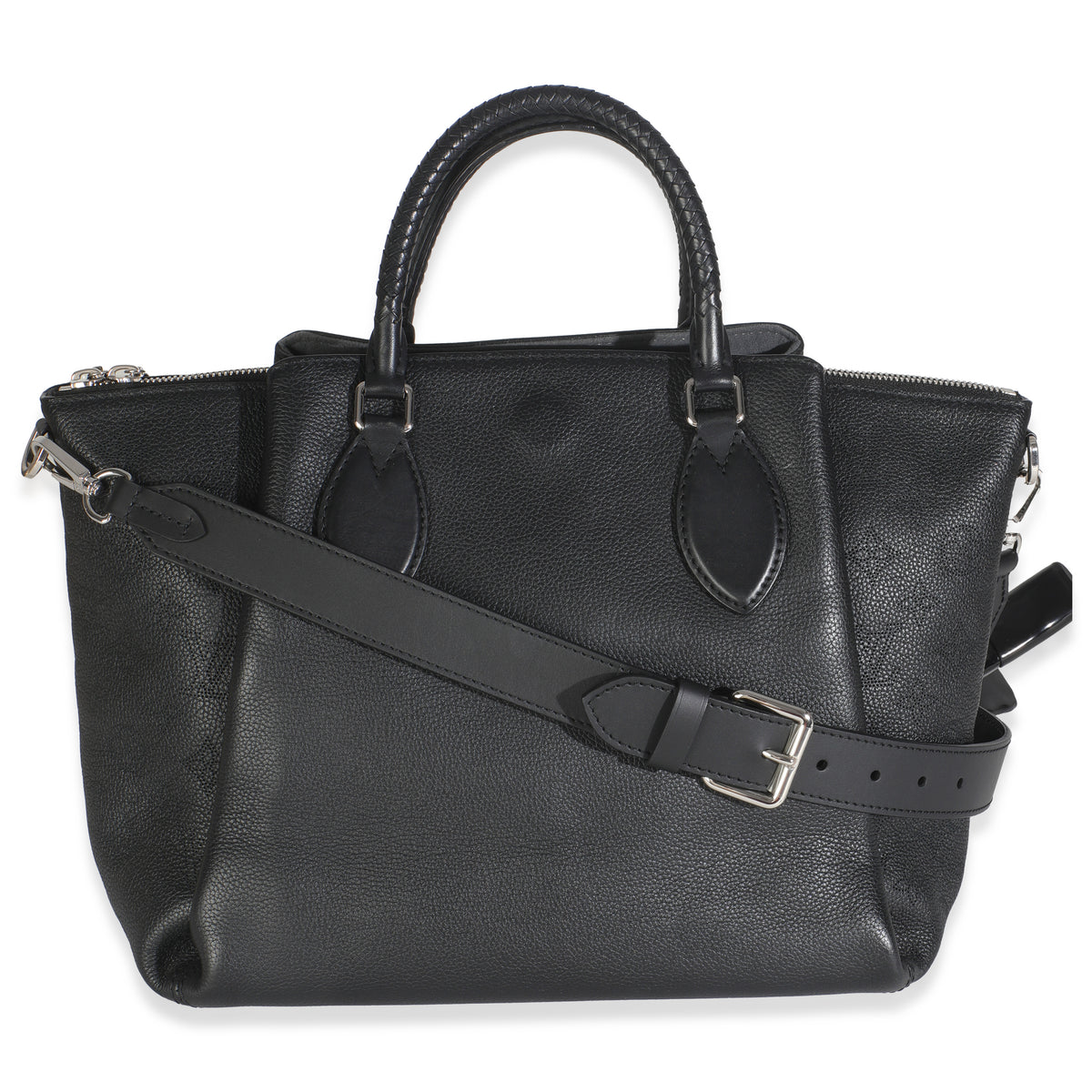 Louis Vuitton Black Monogram Mahina Haumea Bag Handbag bv