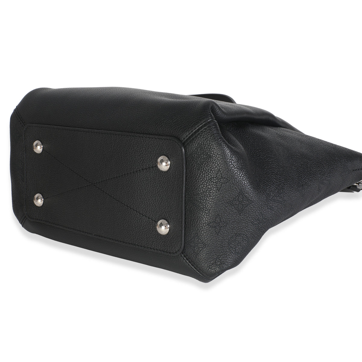 Louis Vuitton Black Monogram Mahina Haumea Bag Handbag clasp