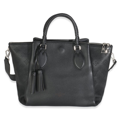Louis Vuitton Black Monogram Mahina Haumea Bag Handbag fv