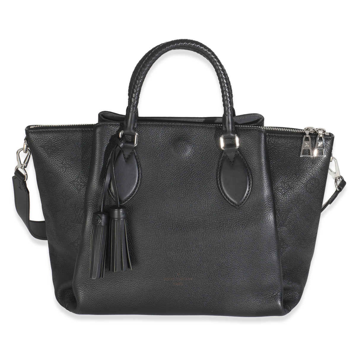 Louis Vuitton Black Monogram Mahina Haumea Bag Handbag fv