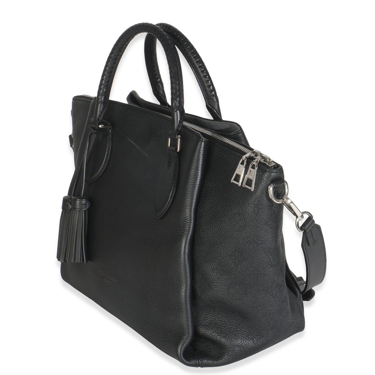 Louis Vuitton Black Monogram Mahina Haumea Bag Handbag sv
