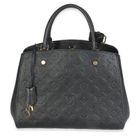 Black Monogram Empreinte Montaigne MM