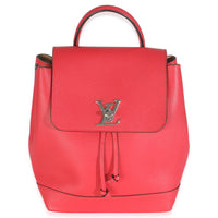 Rubis Calfskin Leather Lockme Backpack