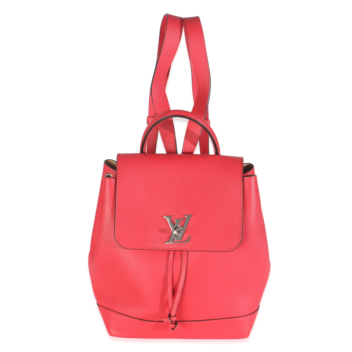Rubis Calfskin Leather Lockme Backpack