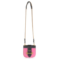 Pink City Calf Saffiano Small Pionniere Crossbody