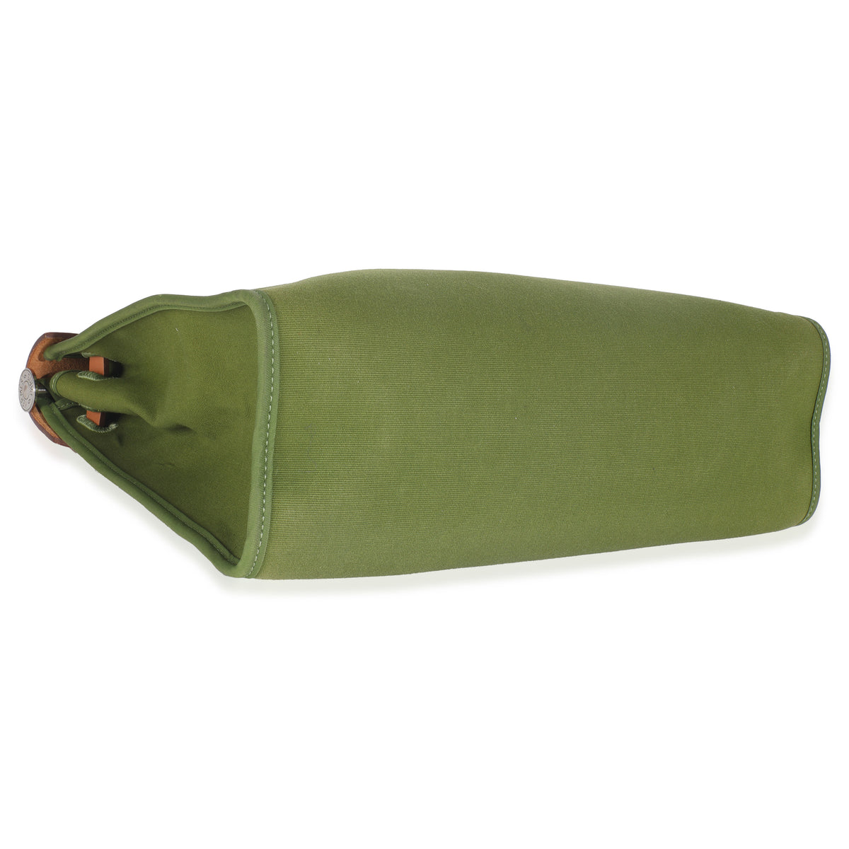Hermès Apple Green Vache Hunter Toile Herbag Zip 31 PHW Handbag av