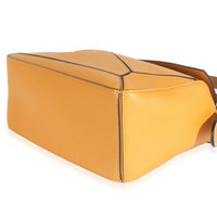 Loewe Yellow Grained Calfskin Small Puzzle Bag Handbag box