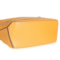 Yellow Grained Calfskin Small Puzzle Bag