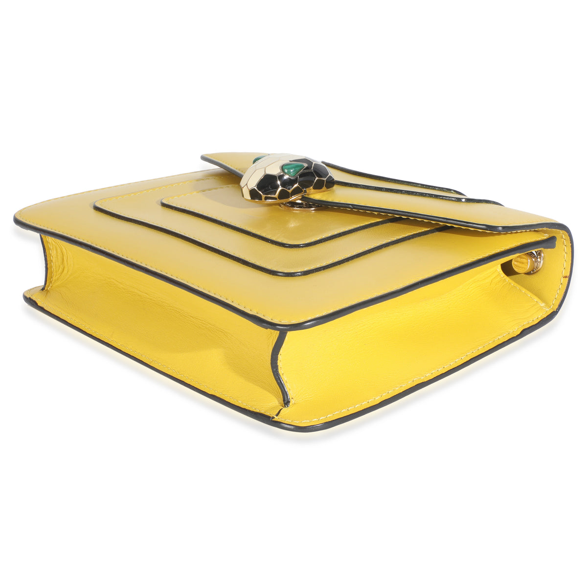Bvlgari Yellow Smooth Calfskin Small Serpenti Forever