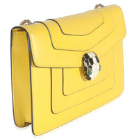 Bvlgari Yellow Smooth Calfskin Small Serpenti Forever