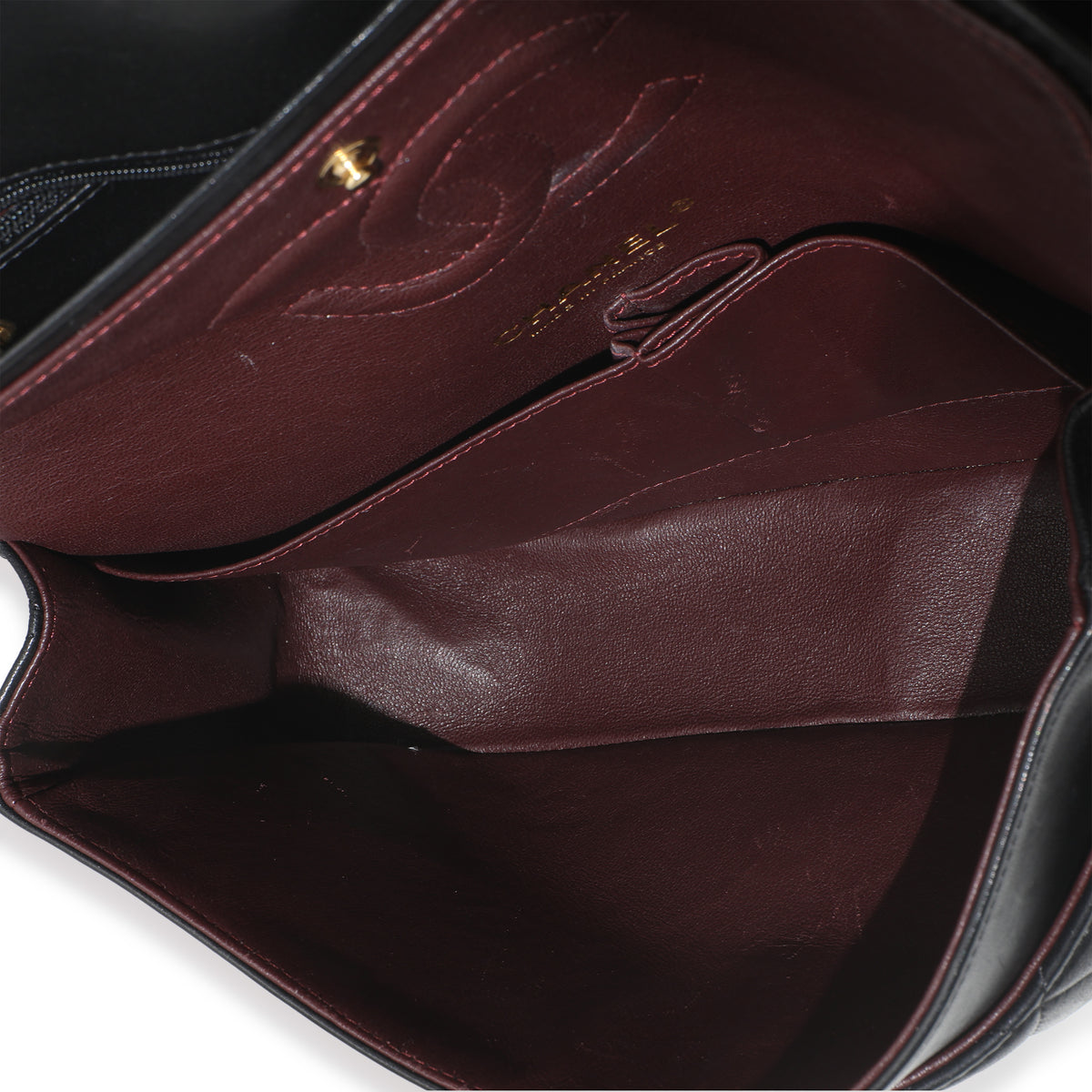 Black Quilted Lambskin Medium Classic Double Flap Bag