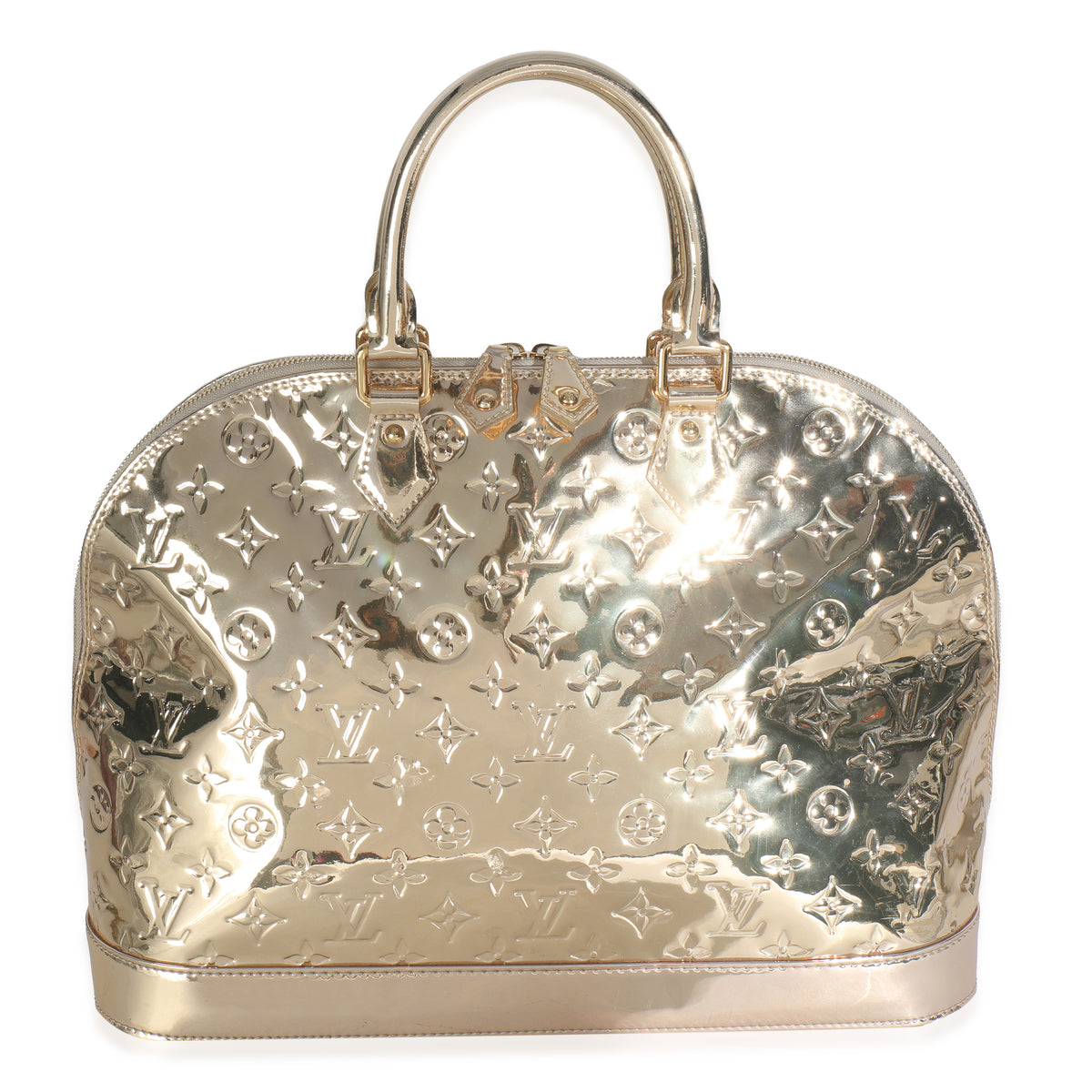 Gold Monogram Miroir Alma GM