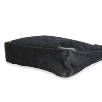 Black Metallic Monogram Satin Mini Boulogne