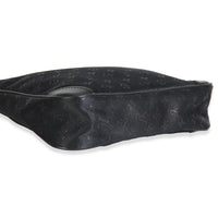 Black Metallic Monogram Satin Mini Boulogne