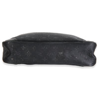 Black Metallic Monogram Satin Mini Boulogne