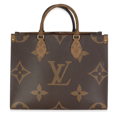 Louis Vuitton Reverse Monogram Canvas Giant Onthego MM Handbag fv
